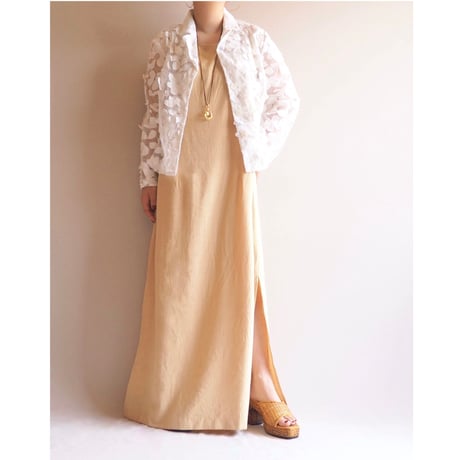 vintage design sleeveless maxi dress