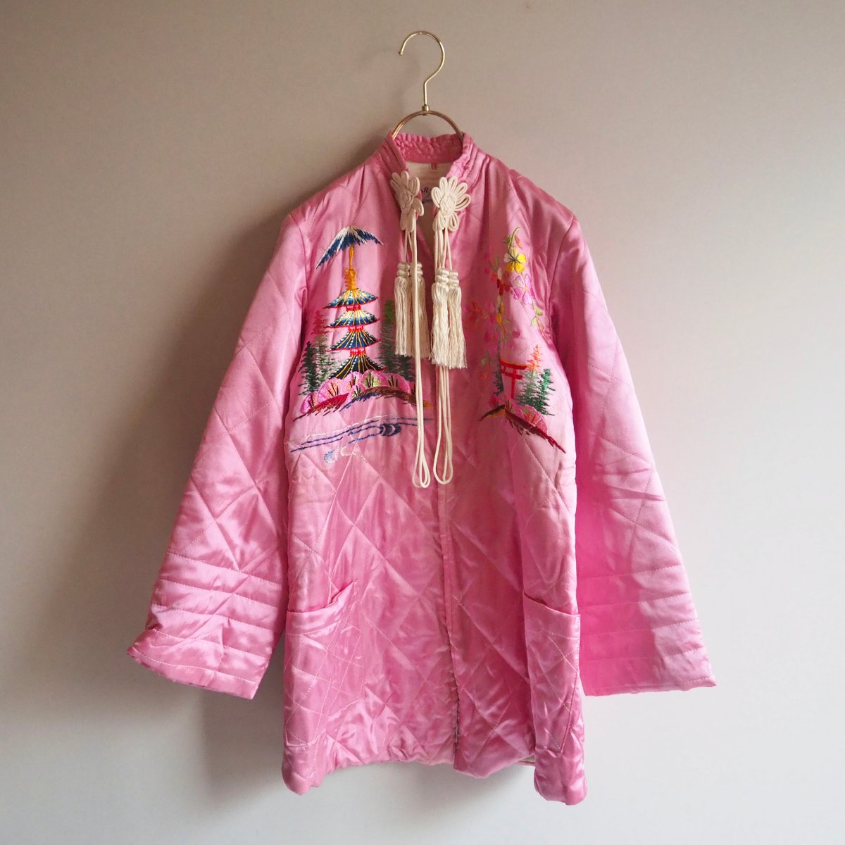 50〜60s chinese embroidered quilt jacket (PK) |