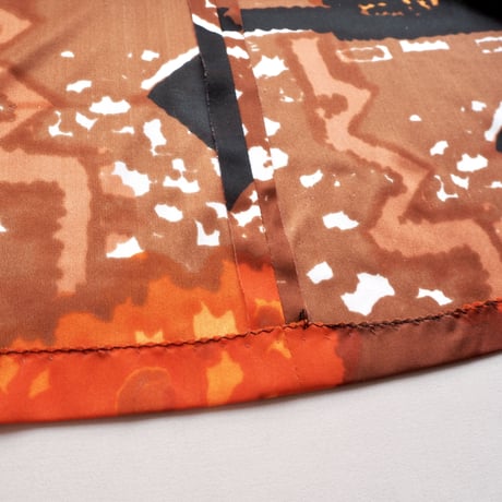 70s abstract maxi skirt