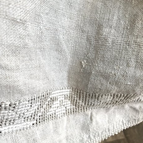 vintage ukrainian embroidered linen maxi dress