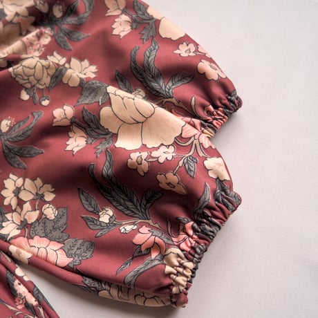 70s floral house maxi dress