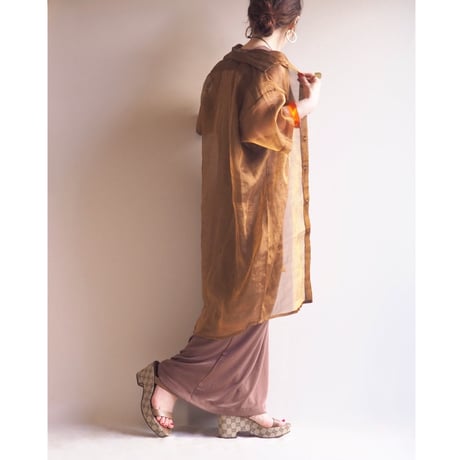 "Carolyn Strauss" elastic sleeveless maxi dress