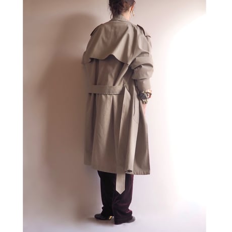 80s〜 "London fog by Wamsutta" oversized trench coat