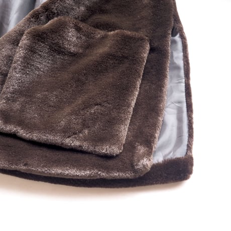 "VISUAL REFERENCE" faux fur design vest
