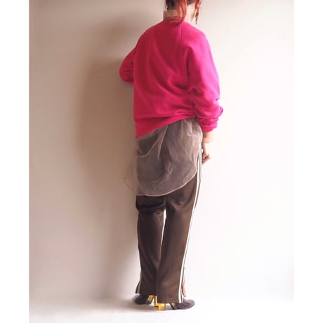 80s "JERZEES" vivid pink print sweat