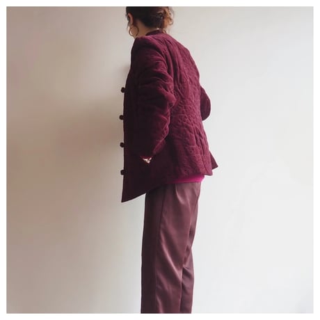 vintage floral quilted jacket