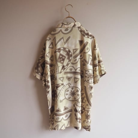 "LA MAGLIERIA DI MICA" abstract print oversized s/s blouse