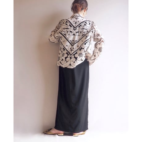 vintage cutwork lace jacket