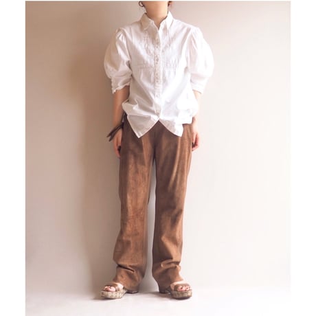 80〜90s folk cotton design blouse