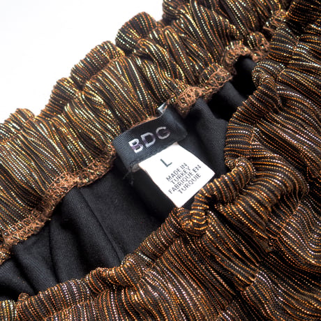 vintage metallic textured easy pants