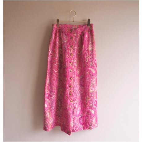 60〜70s "Patty Woodard california" tapestry maxi skirt