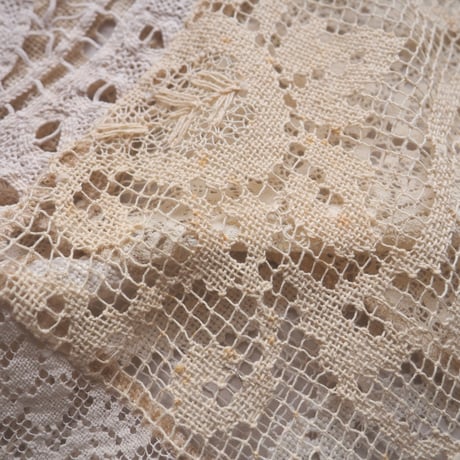 original remake lace patchwork maxi skirt 【D】