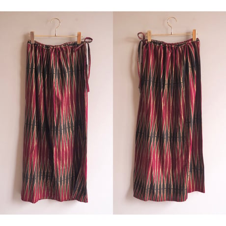 "The African Village" big collar tunic dress & skirt (BD×BK)