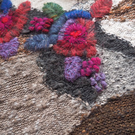 80s "Mariea Kim" floral design sweater