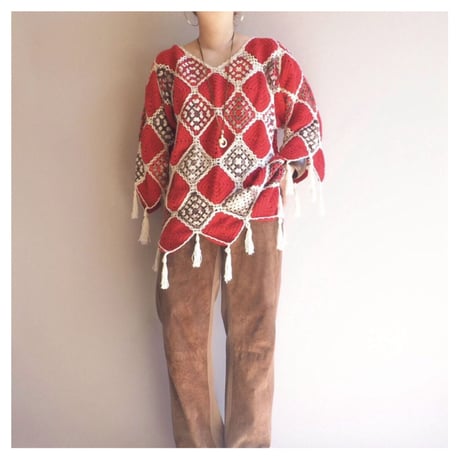 フリンジトップ CAMBIO(カンビオ)】Fringe Stripe Shirts ストライプシャツ(PF-261-010