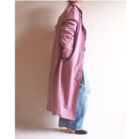 "Misty Harbor" purple balmacaan coat