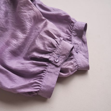 "lecomte" ruffle design silk blouse