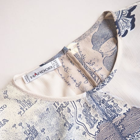 "HARDOB" abstract print blouse