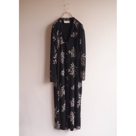 90s "Ronni Nicole" elastic floral maxi robe