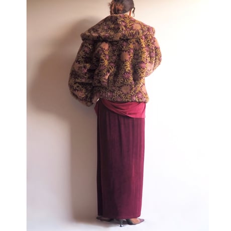"CLIO" elastic easy maxi skirt