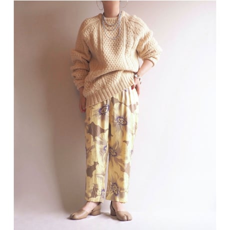 made in Ireland aran knit sweater