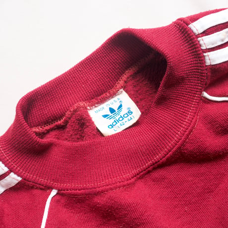 80s "Adidas" trefoil logo sweat