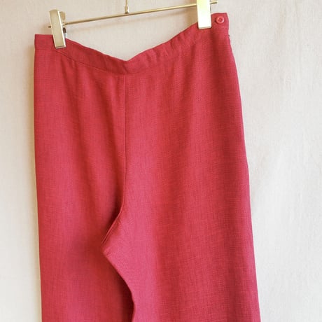 US made red wide pants