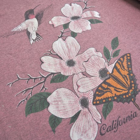 90s〜 "SIGNAL SPORTS" floral print t-shirts