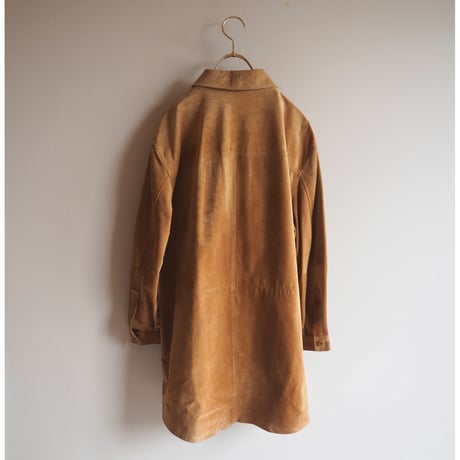 "PERSONA" oversized suede shirts