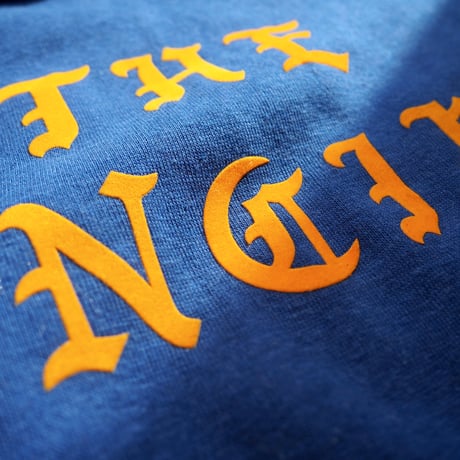 80〜90s "Basset Walker" flocky print sweatshirt