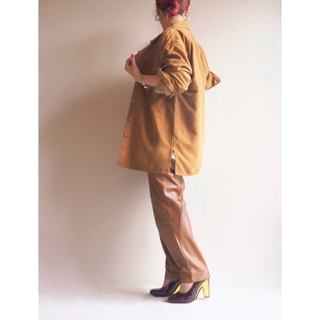 "White Stag"  brown faux suède shirts