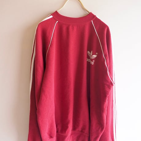 80s "Adidas" trefoil logo sweat