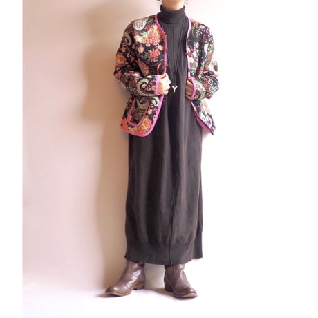 vintage reversible floral × paisley jacket