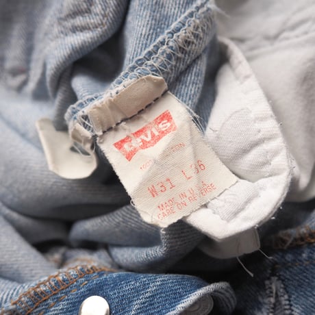 90s made in USA Levi's 501xx damage denim pants