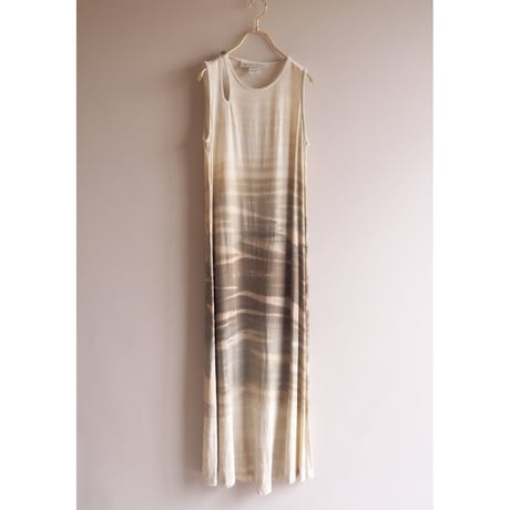 "Barbara Lesser" sleeveless design maxi dress