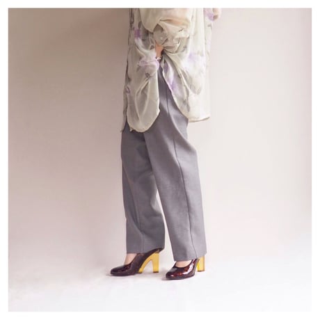 "alfred dunner" grey easy pants