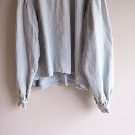 vintage balloon sleeve folk blouse