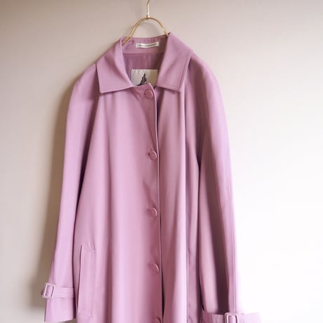 "Misty Harbor" purple balmacaan coat