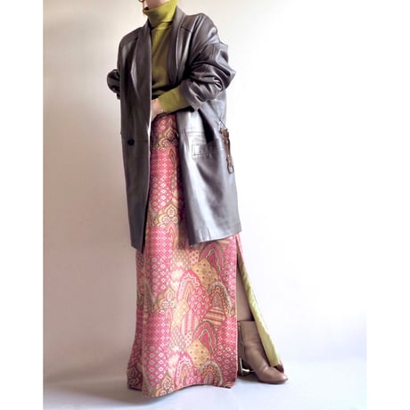 70s "Jolly" tapestry maxi skirt