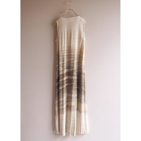 "Barbara Lesser" sleeveless design maxi dress