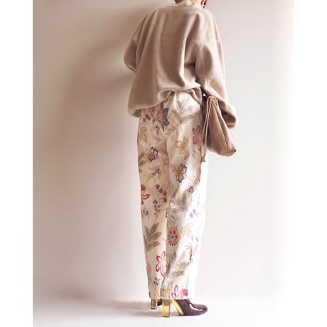 ”Talbot" floral cotton pants