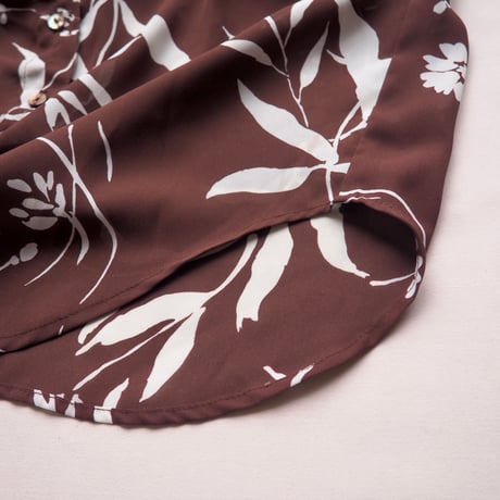"Coldwater Creek" floral oversized sheer blouse