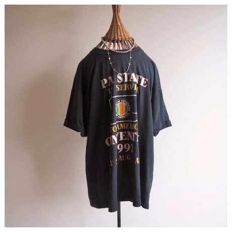 90s "Screen Stars" print t-shirts (BK)