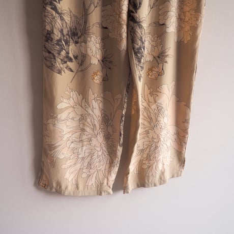 "Citron Santa Monica" floral silk pants (BE)