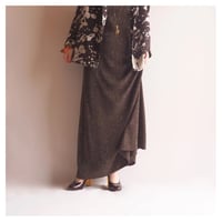 "Byer too! California" elastic glitter sleeveless maxi dress