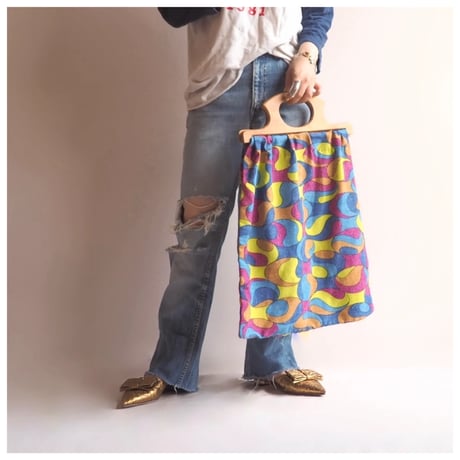 ウッドハンドルバッグ | STORES