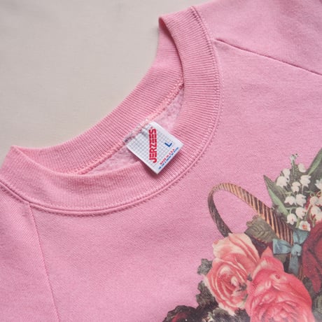 80s "JERZEES" floral print sweat