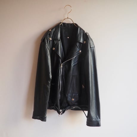 vintage leather riders jacket