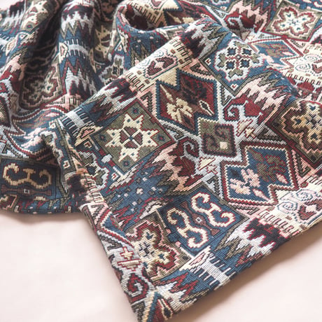 70s abstract tapestry maxi skirt