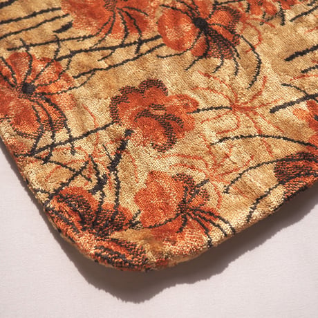 60〜70s plastic handle tapestry bag